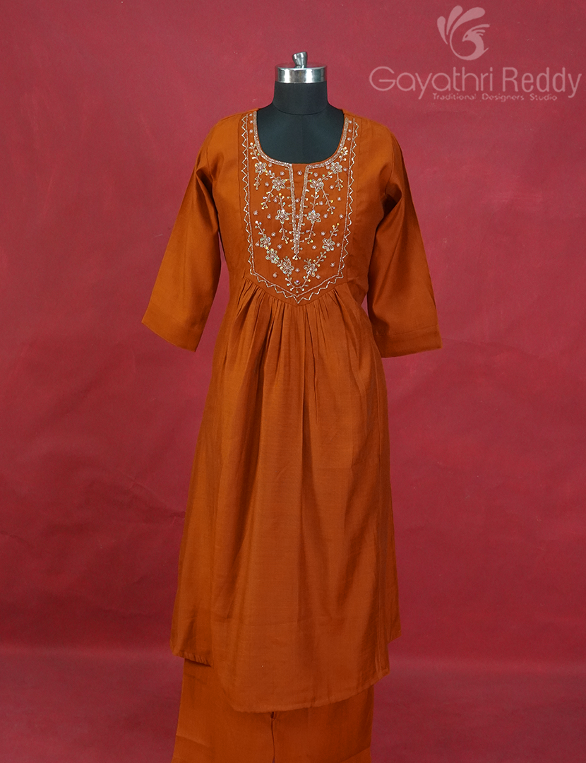 READYMADE DRESS SET(3PC)-KDS1226