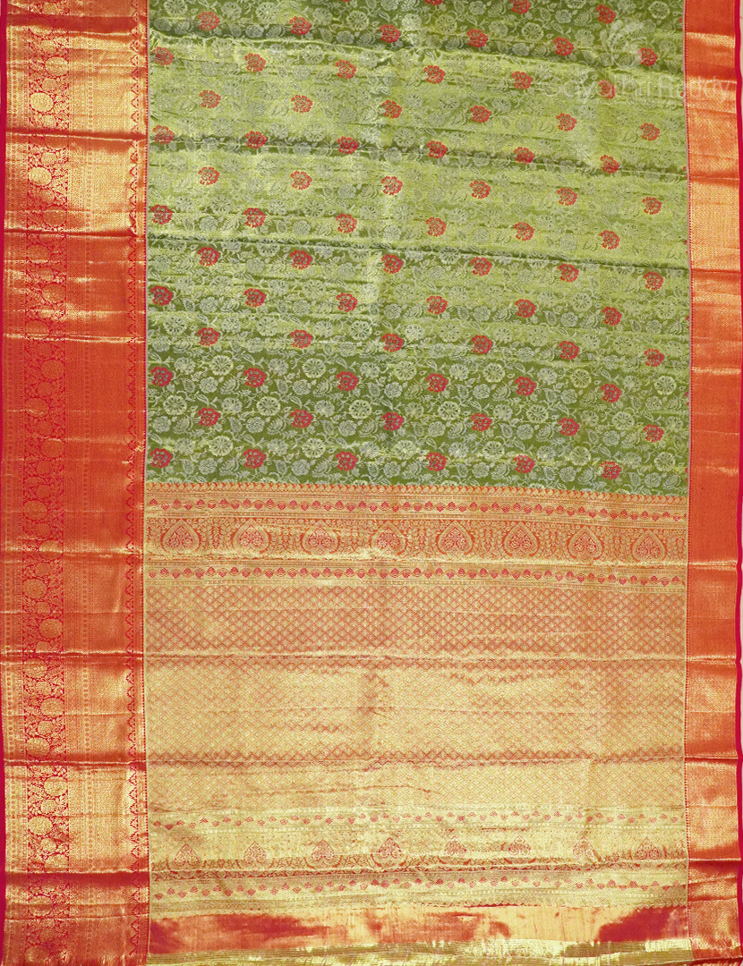PURE KANCHI PATTU TISSUE-KP7309