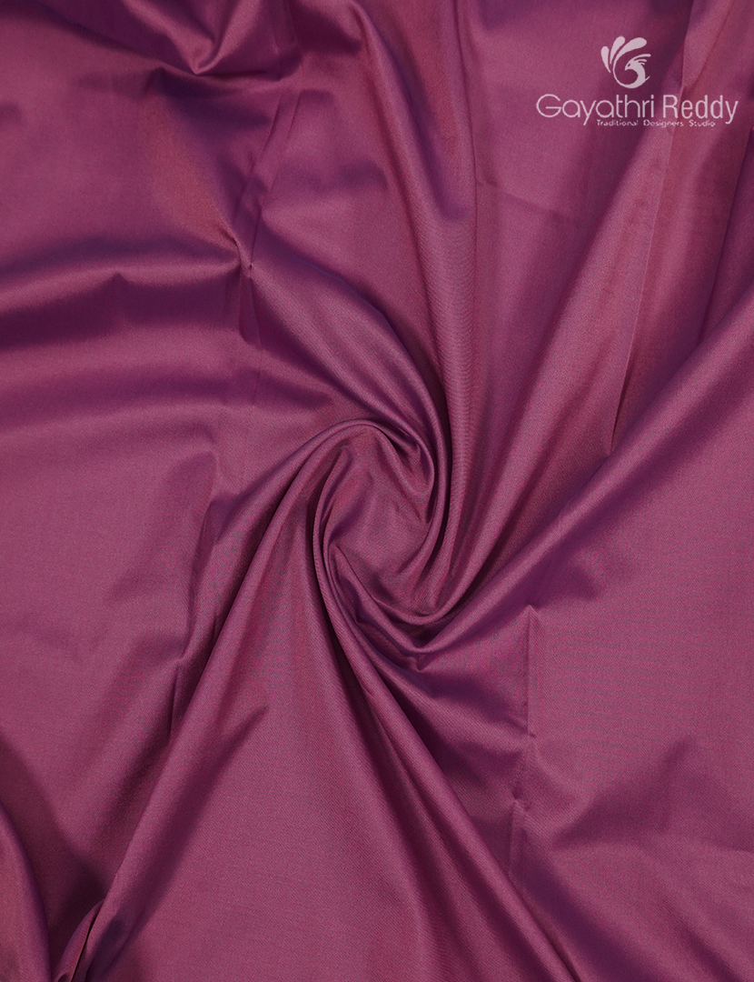 Semi Kanchipuram Art Silk Saree in Deep Onion Pink and Deep Peacock Blue