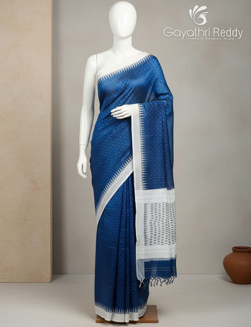 PURE IKKAT COTTON (H.L) SAREE-IKC1054