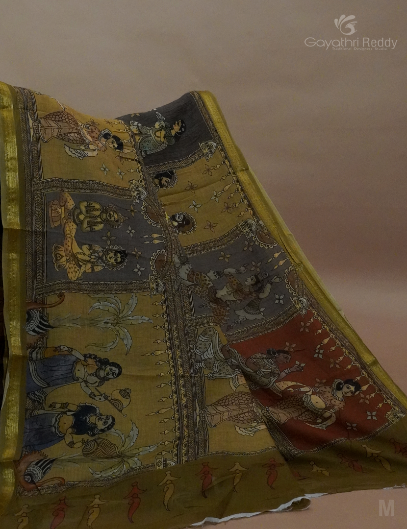 PURE KALAMKARI KADI COTTON-KKC8