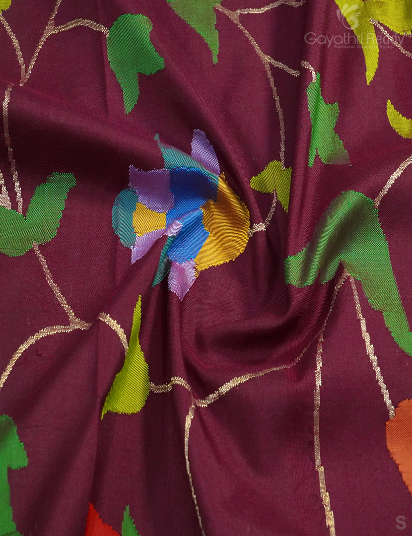 PURE  PAITHANI PATTU SAREE-PSS585