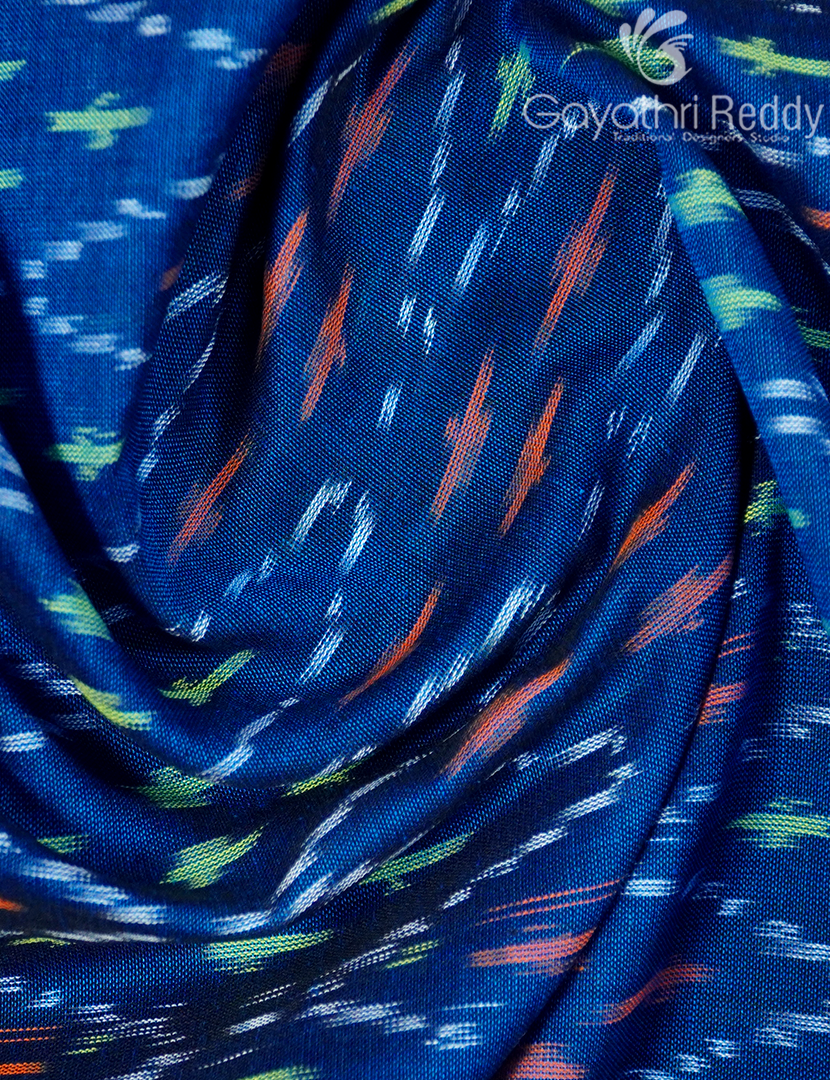 PURE IKKAT COTTON SAREE-IKC1105