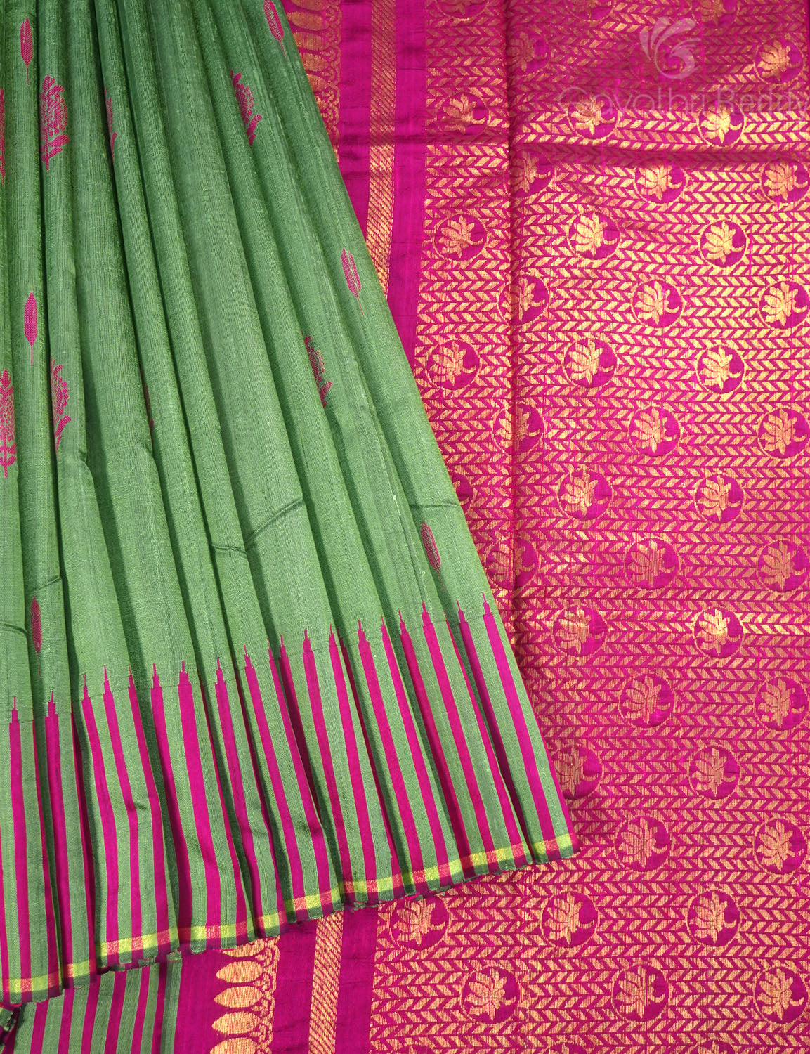 PURE KHADI PATTU SAREE-KHP1307
