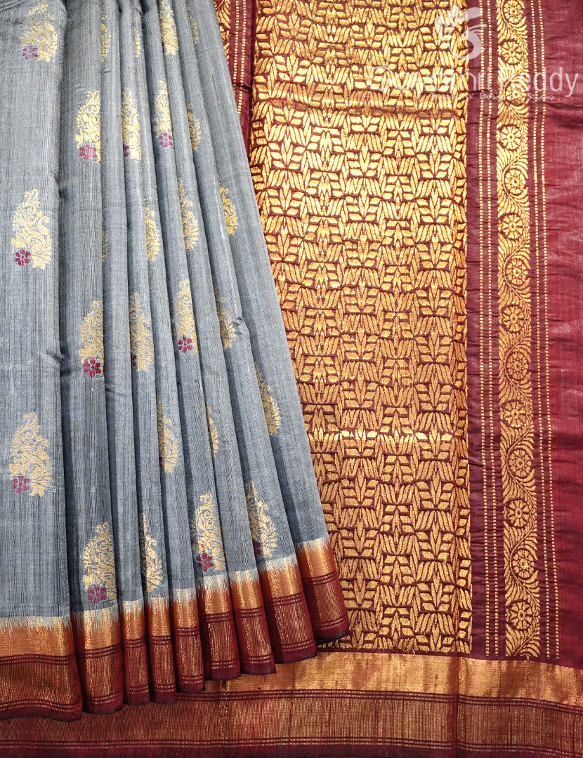 PURE KHADI PATTU SAREE-KHP1221