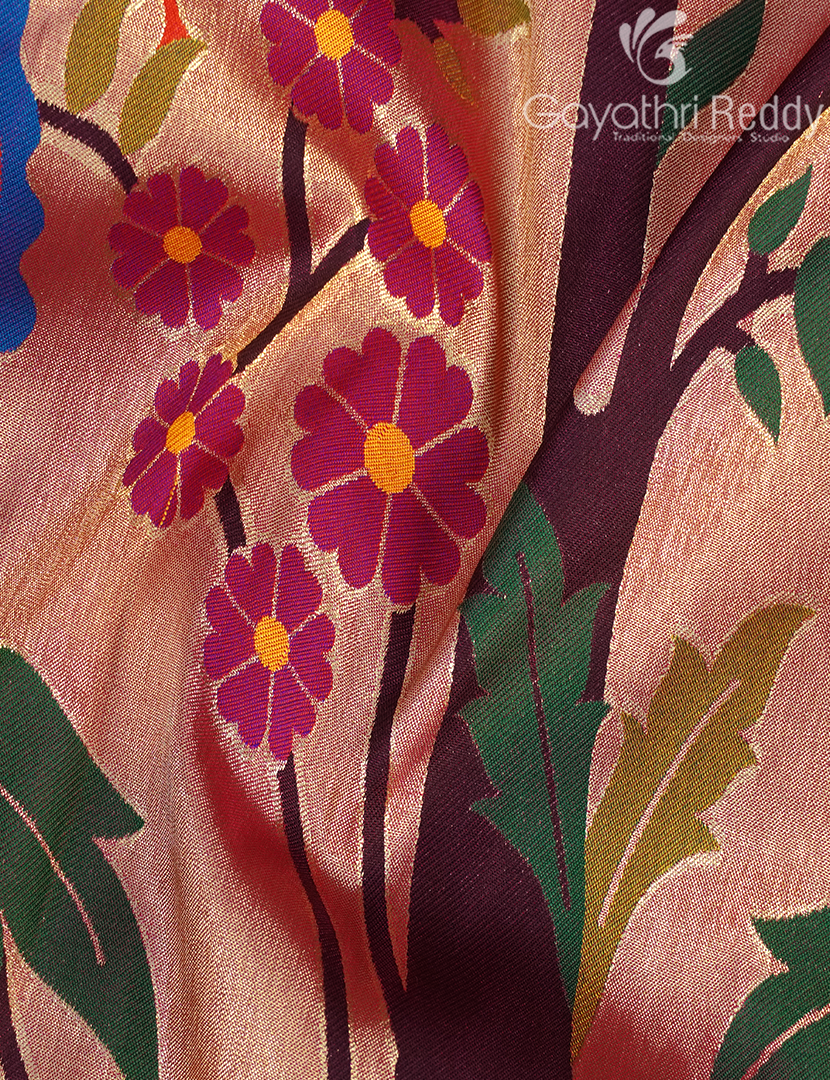 SEMI PAITHANI SAREE-SPS21