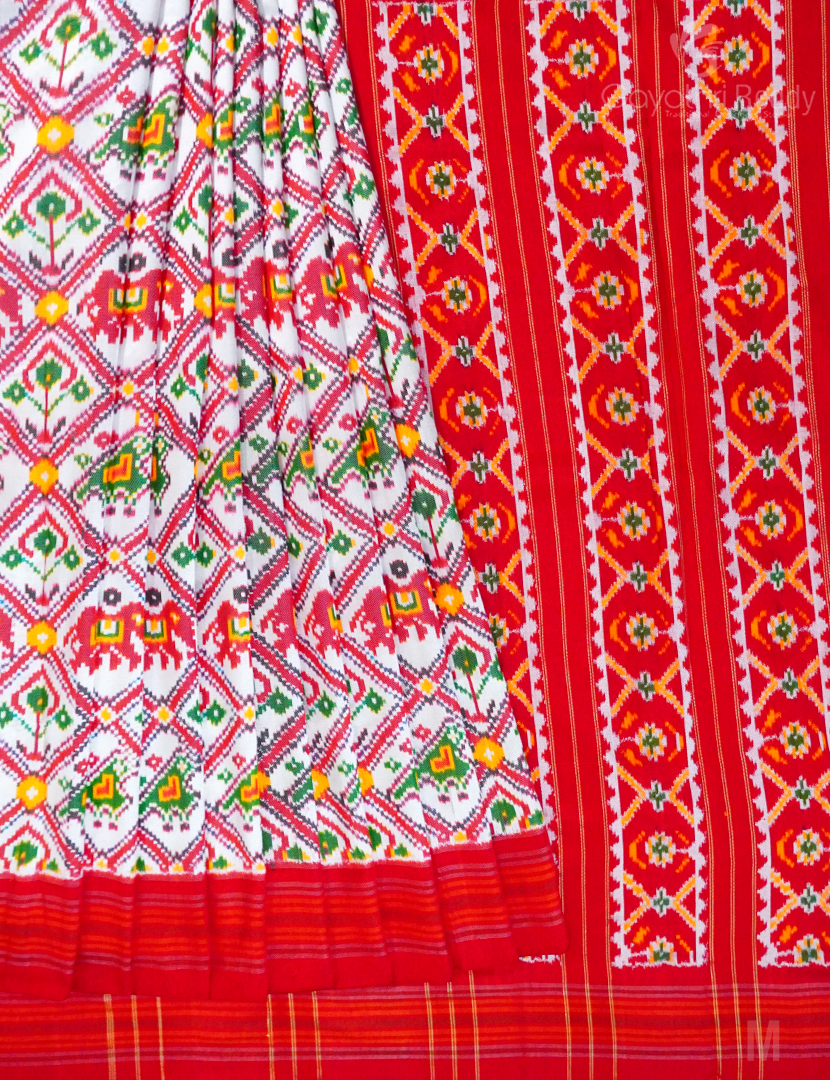 PURE TWILL IKKAT PATTU-IP723