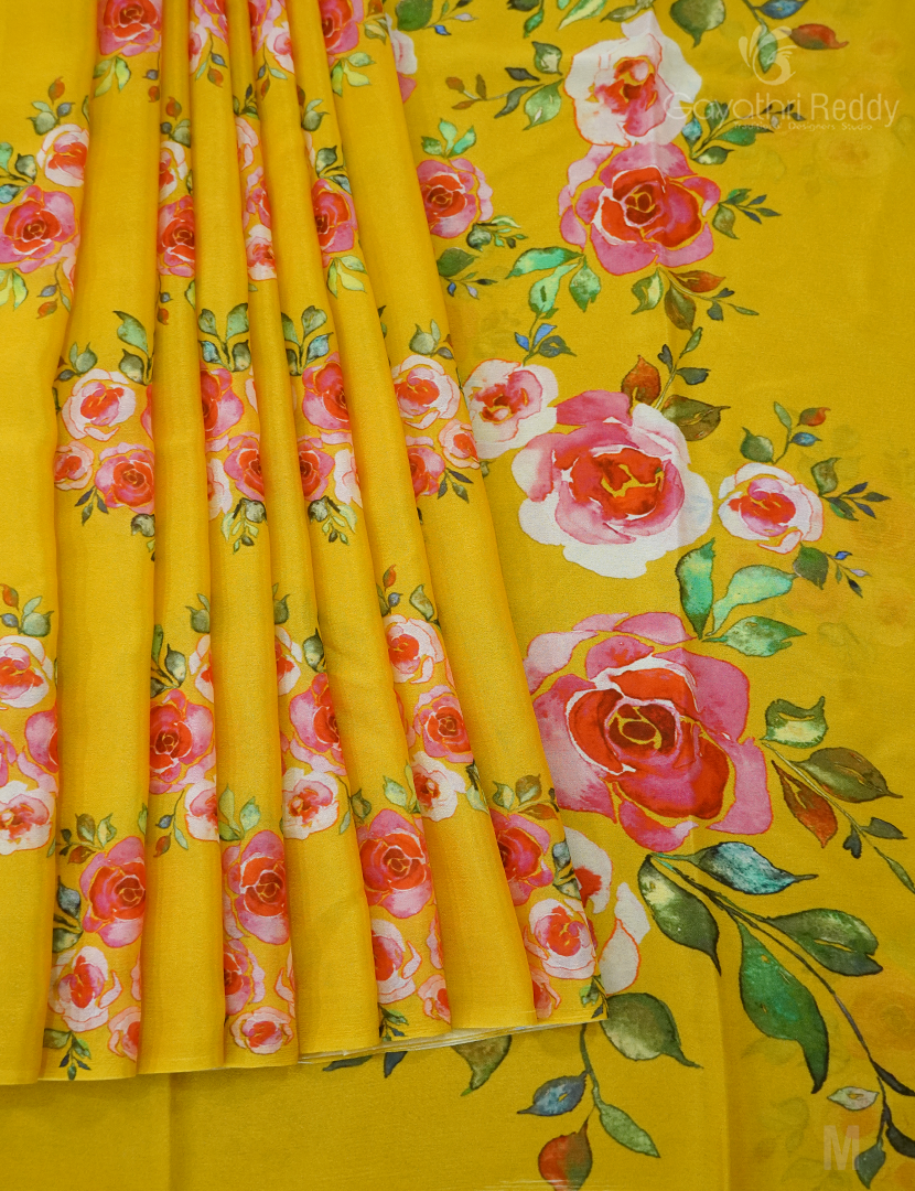 GEORGETTE PRINTED SAREE-PGP36