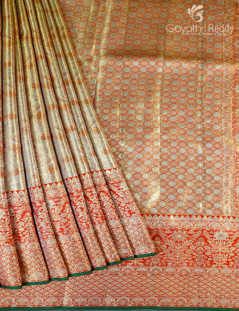 PURE KANCHI TISSUE SAREE-KP8570