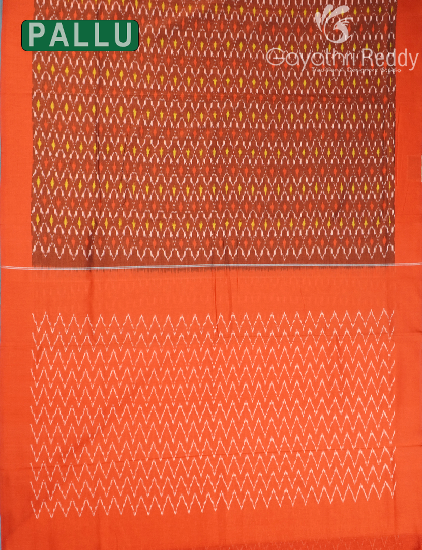 PURE IKKAT COTTON SAREE-IKC1108