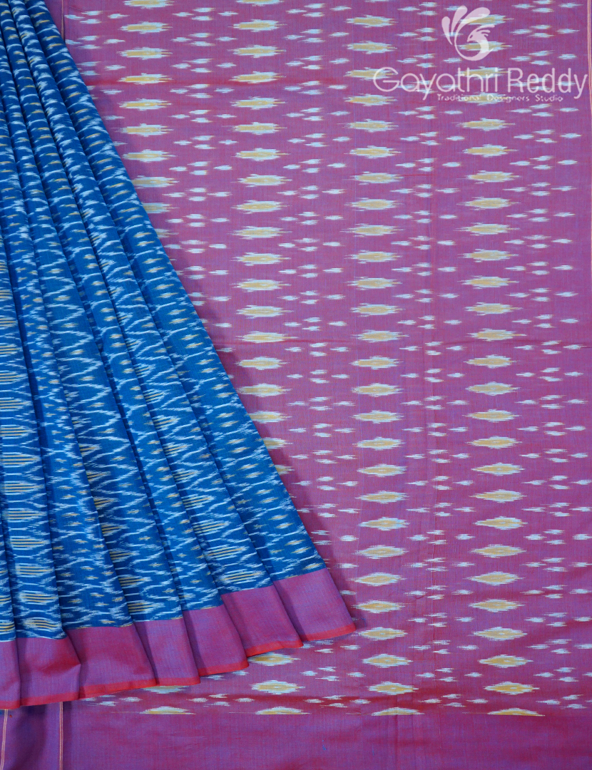 PURE IKKAT COTTON SAREE-IKC1109