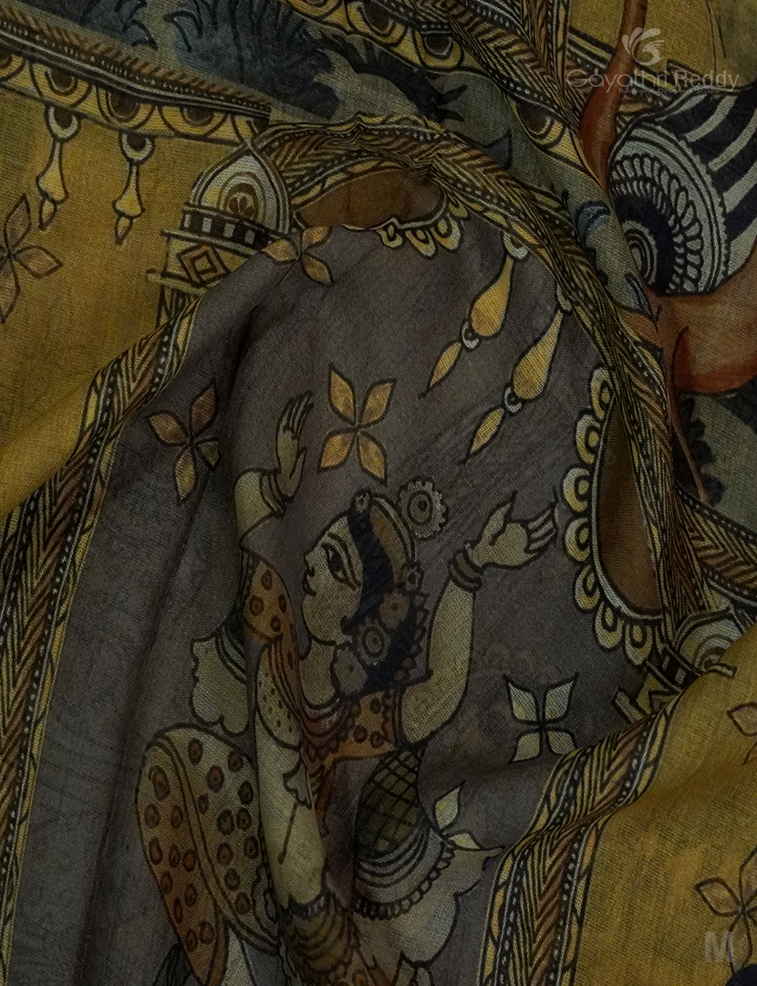 PURE KALAMKARI KADI COTTON-KKC8