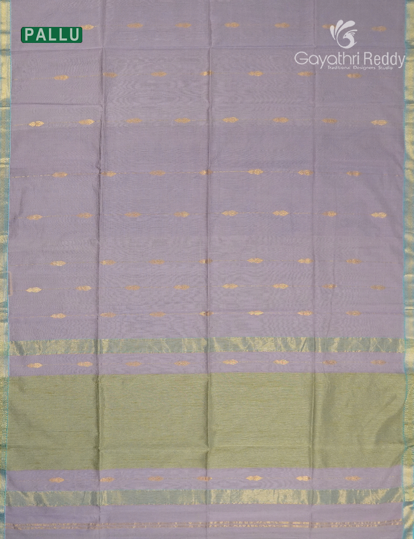 Pure Chanderi Sico Saree in Pastel Lavender