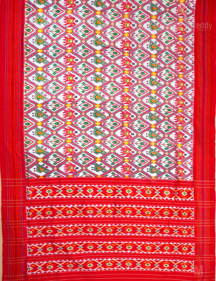 PURE TWILL IKKAT PATTU-IP723