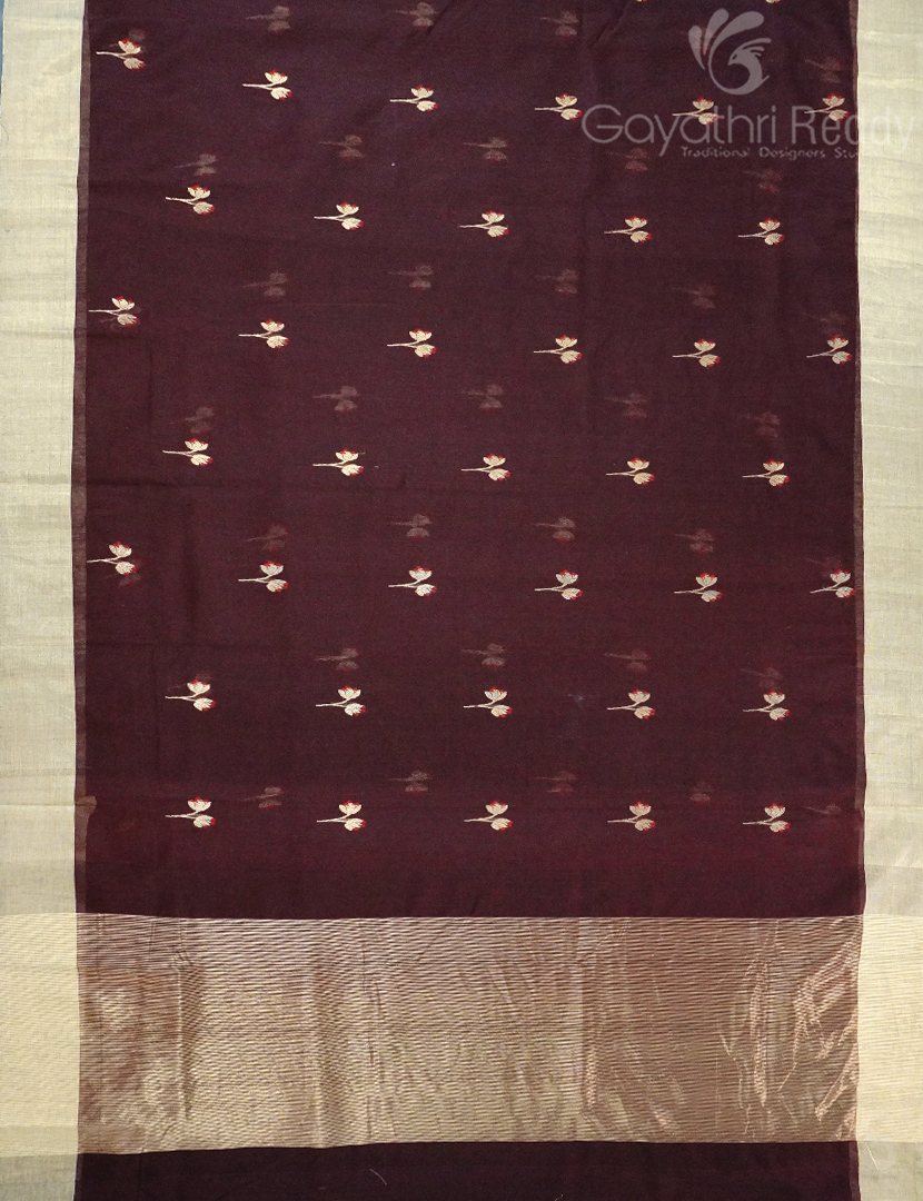 PURE CHANDERI SICO  SAREE-PCS646