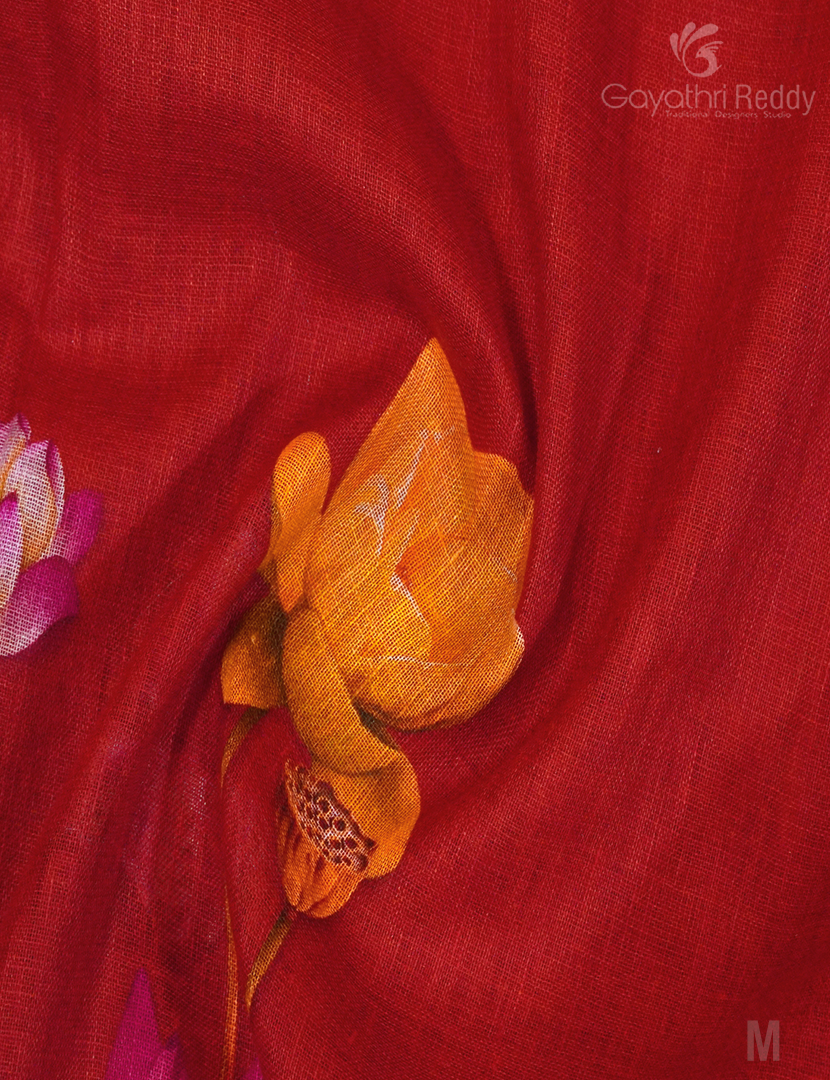 PURE LINEN SAREE-L1309