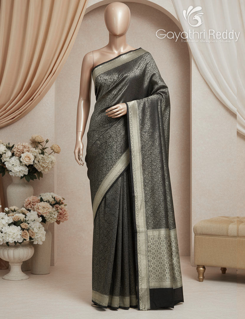 MYSORE CREPE BROCADE SAREE-MCB12