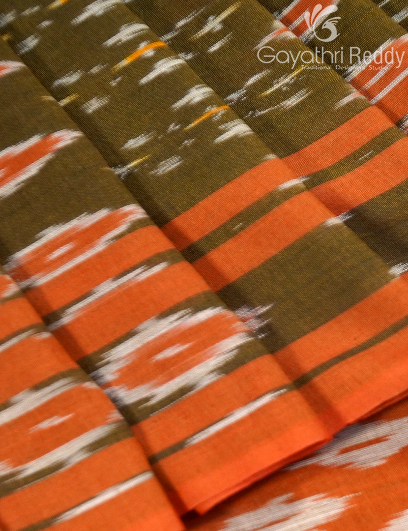PURE IKKAT COTTON SAREE-IKC1110