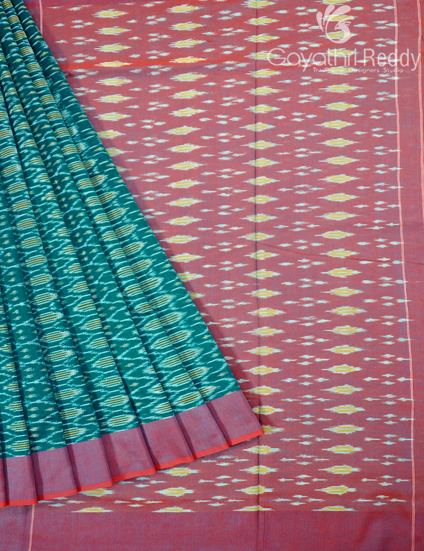 PURE IKKAT COTTON SAREE-IKC1111