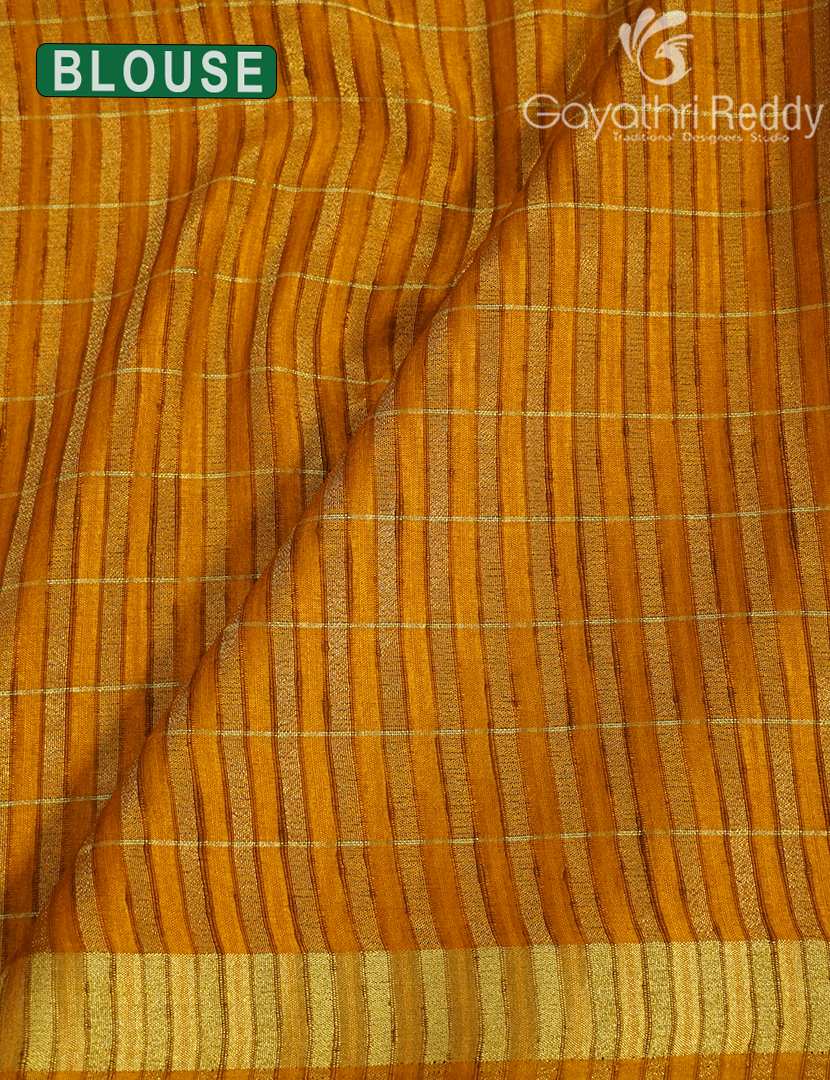 KHADI SILK WORK SAREE-KSW7