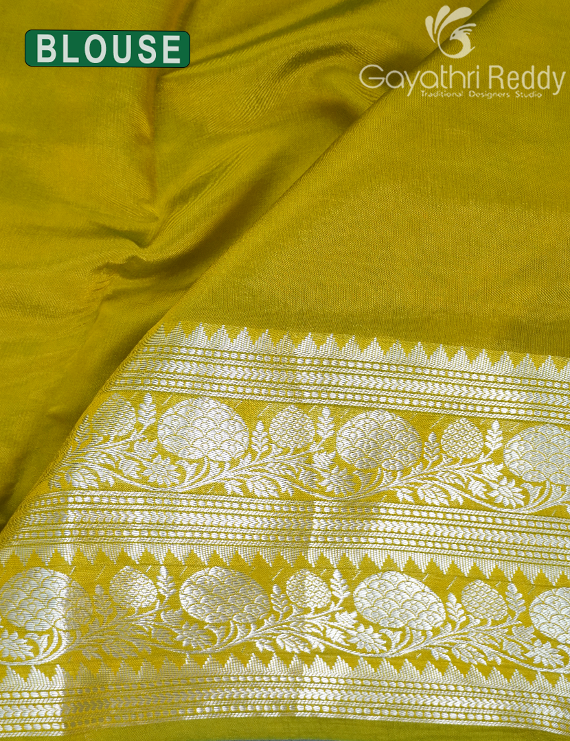MANGO SILK SAREE -PRM957