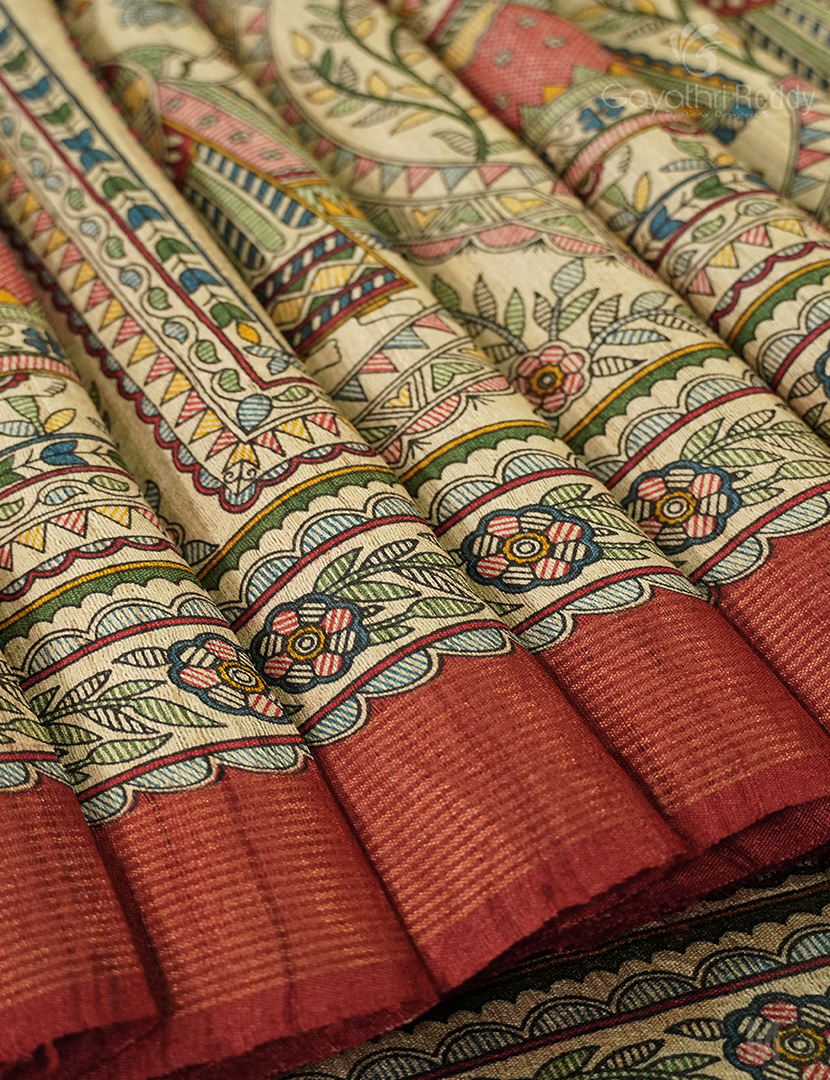 PURE DESI TUSSAR SILK-TS1361