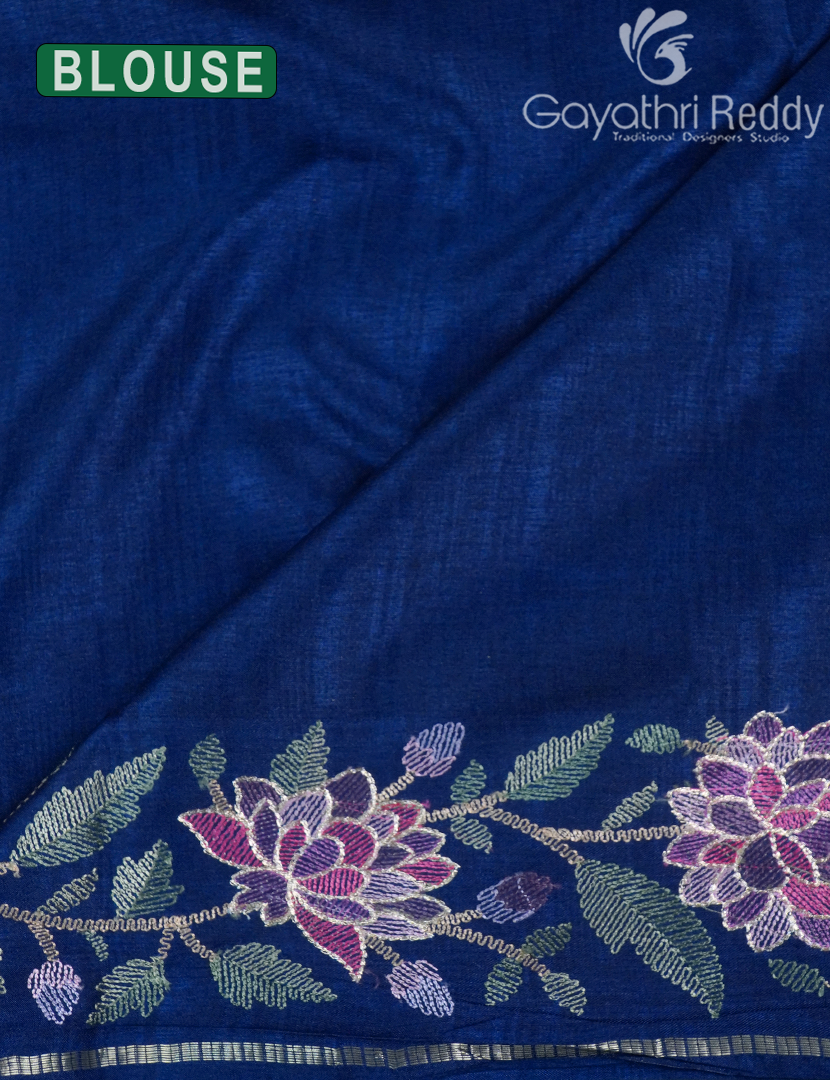 KHADI SILK WORK SAREE-KSW76