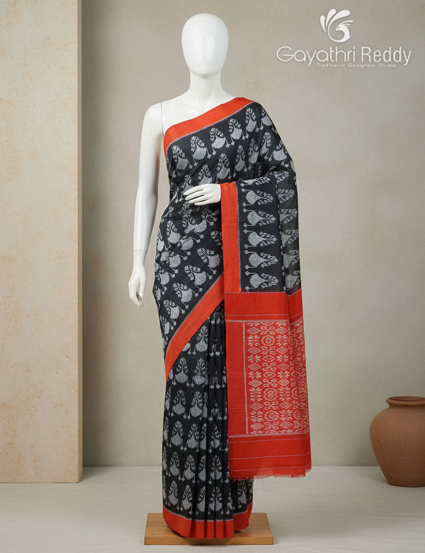 PURE IKKAT COTTON (H.L) SAREE-IKC1052