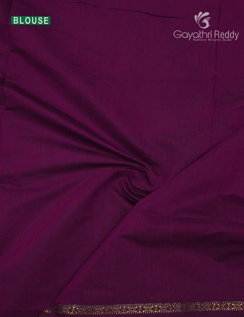 Sico Saree in Parrot Green and Purple