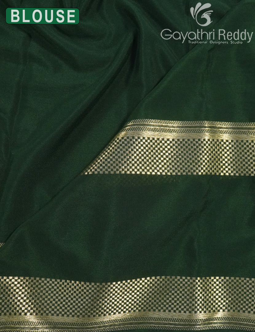 SEMI MYSORE CRAPE SAREE-SMC354