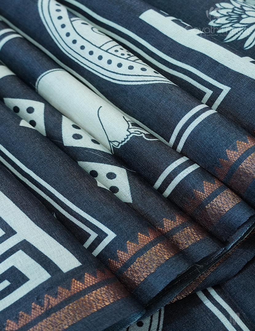 PURE DESI TUSSAR SILK-TS1391