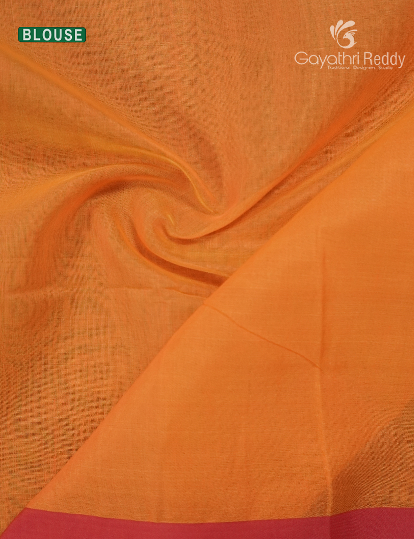 Pure Jamdani Kora Saree in Yellow