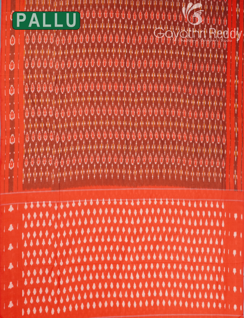 PURE IKKAT COTTON SAREE-IKC1112