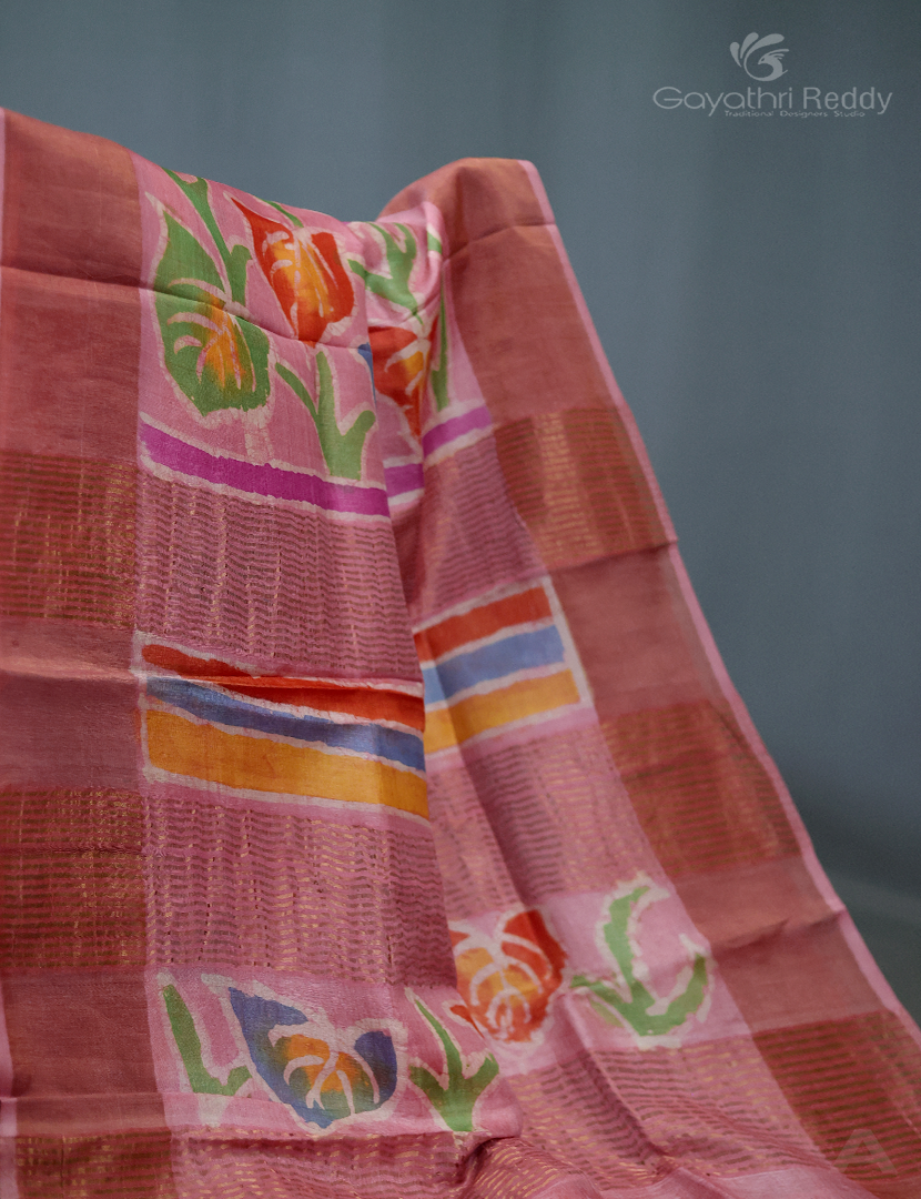 PURE DESI TUSSAR HAND PAINTED-TS823