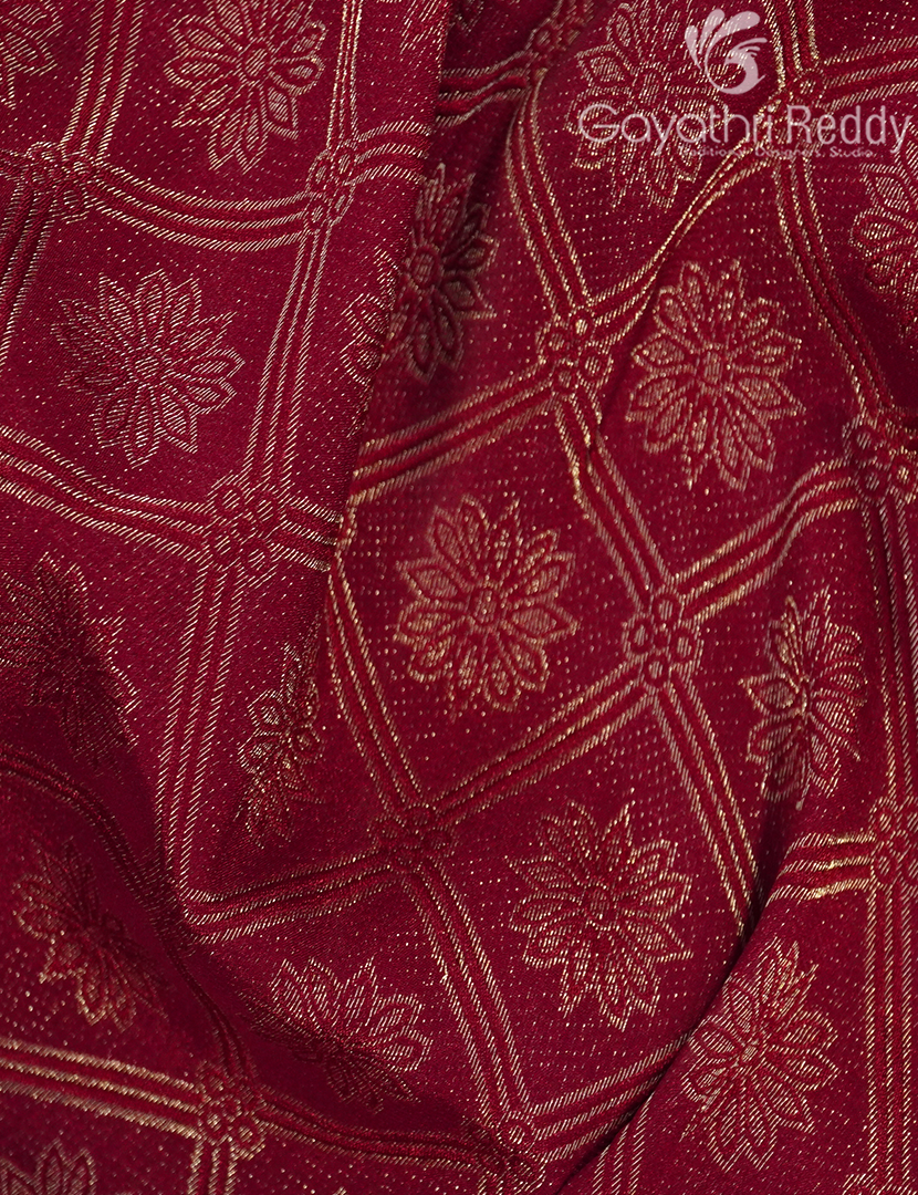 SEMI MYSORE CREPE SAREE-SMC314