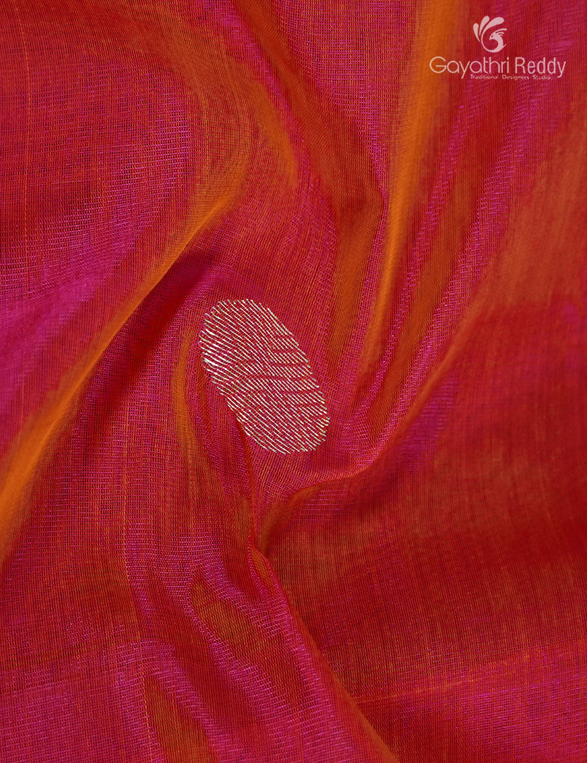 Pure Arani Sico Saree in Hot Pink and Mango green