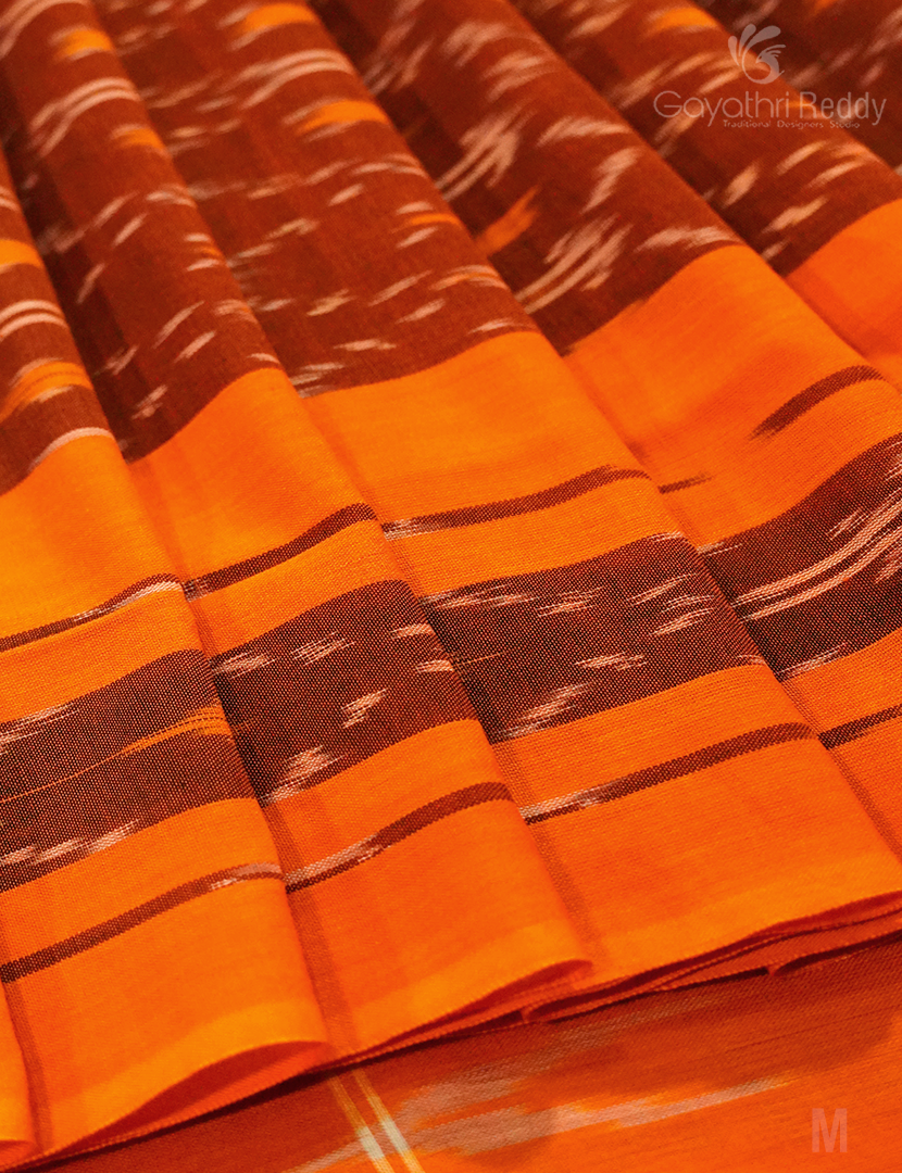 PURE IKKAT COTTON (WITHOUT BLOUSE)-IKC1004