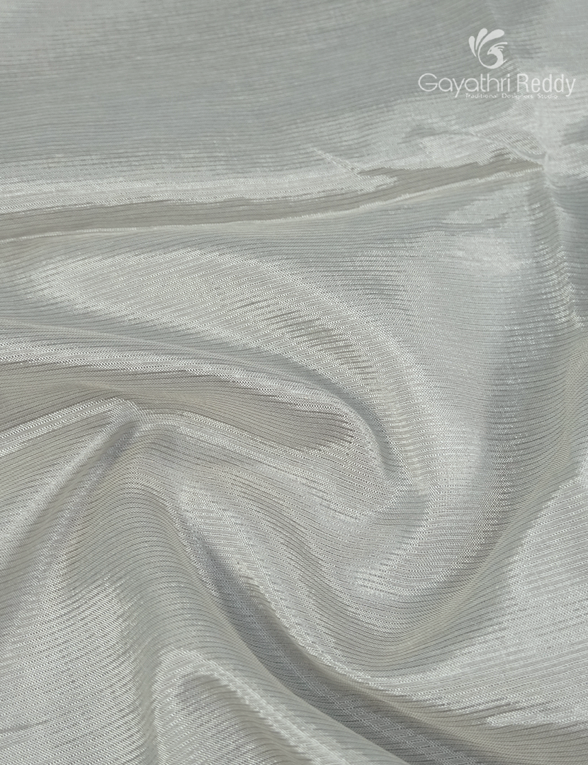 Mangalagiri Pattu Saree in Silver