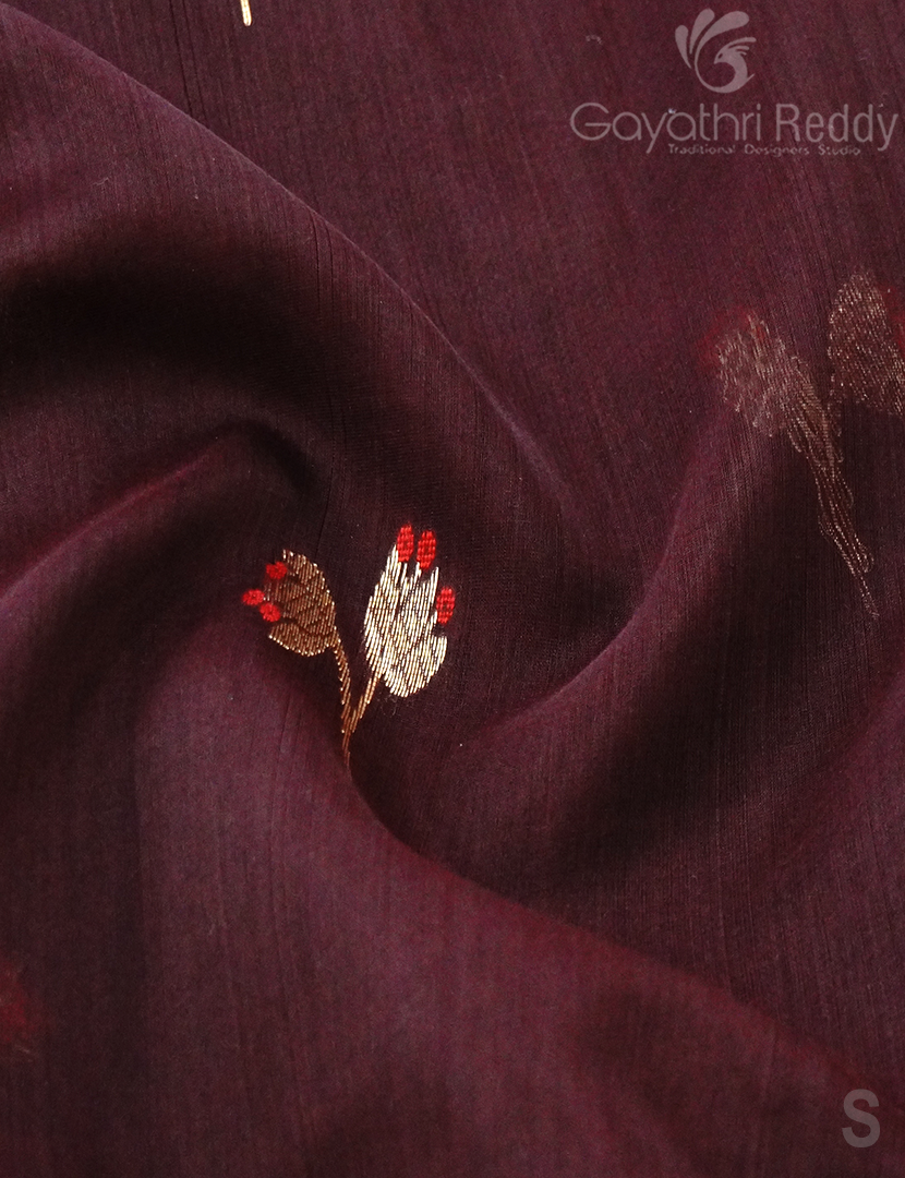 PURE CHANDERI SICO  SAREE-PCS646