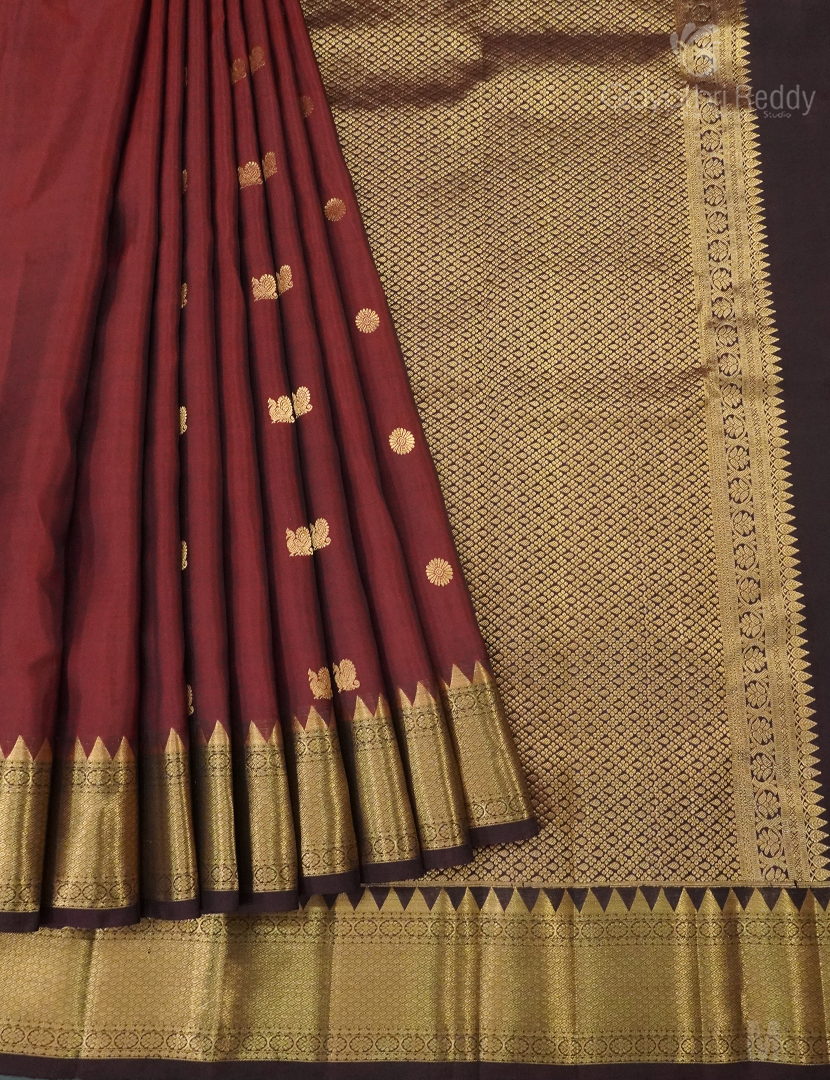 PURE KANCHI PATTU MEDIUM BORDER-KP7771