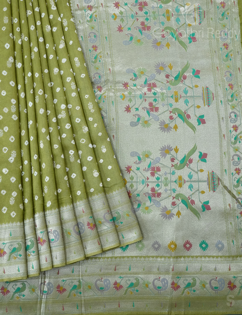 PURE GAJJI SILK BANDHANI-PGB4