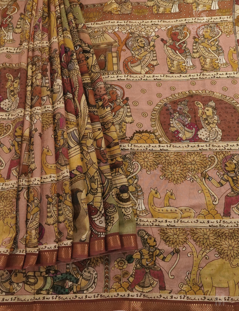 PURE KALAMKARI KHADI COTTON-KKC122