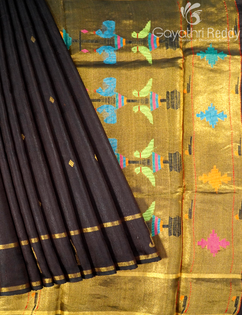 PURE KHADI PATTU SAREE-KHP1279