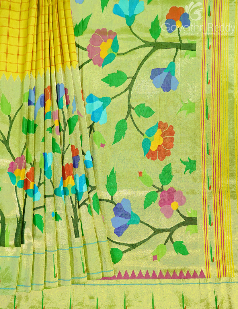 PURE  PAITHANI PATTU H.L- PPHL8