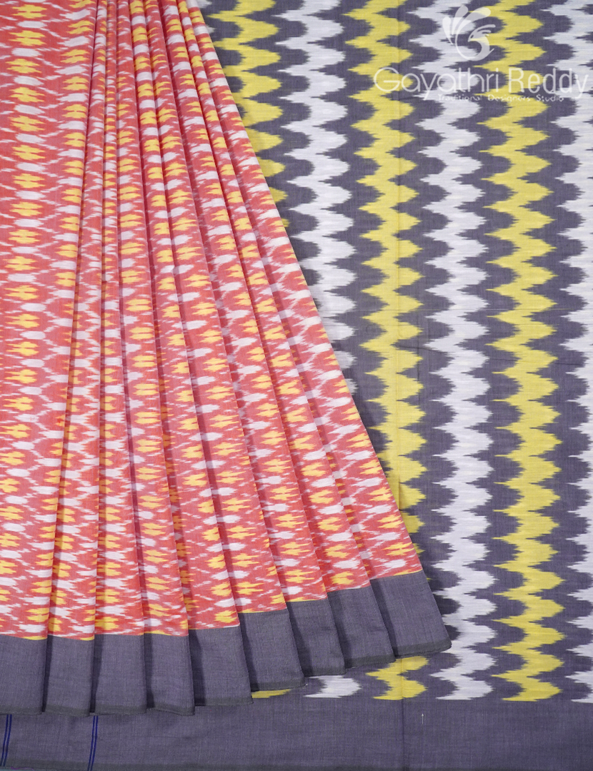 PURE IKKAT COTTON SAREE-IKC1119