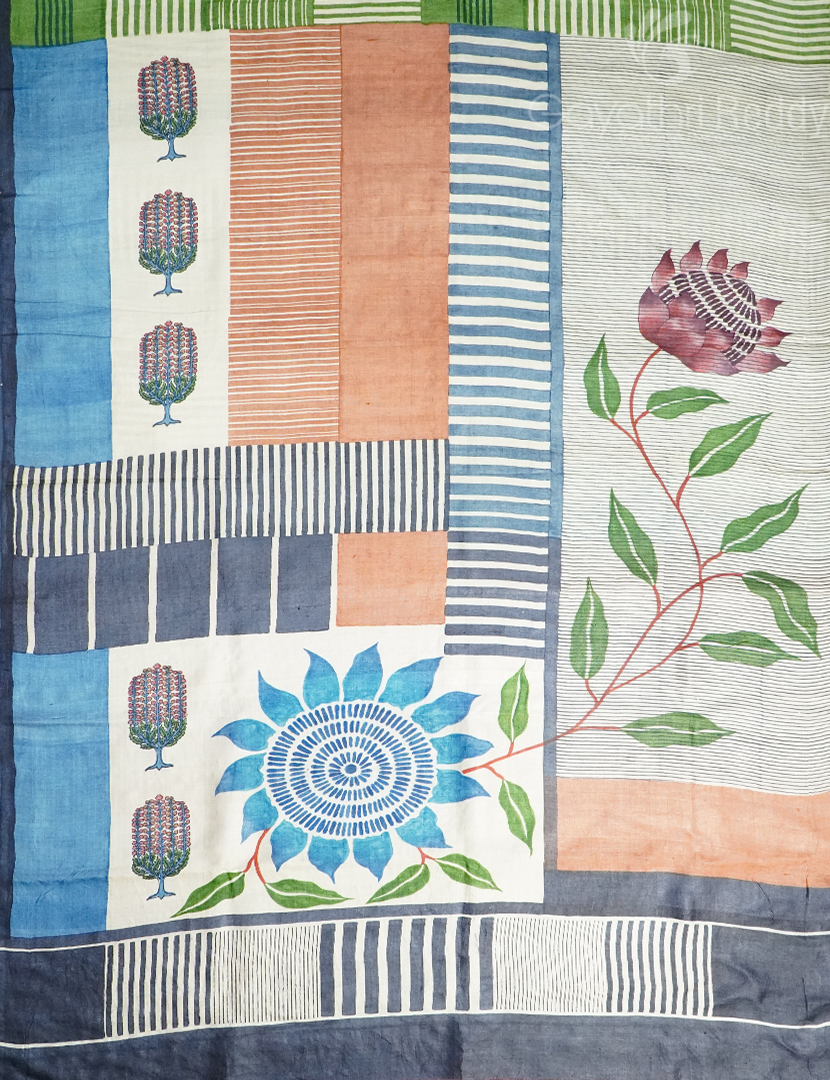 PURE DESI TUSSAR SILK-TS1511