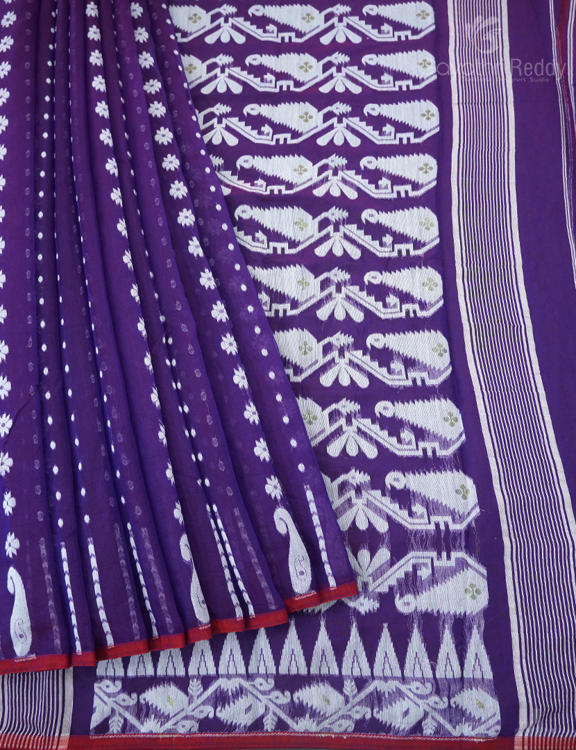 JAMDANI COTTON(WITHOUT BLOUSE)-JMC465