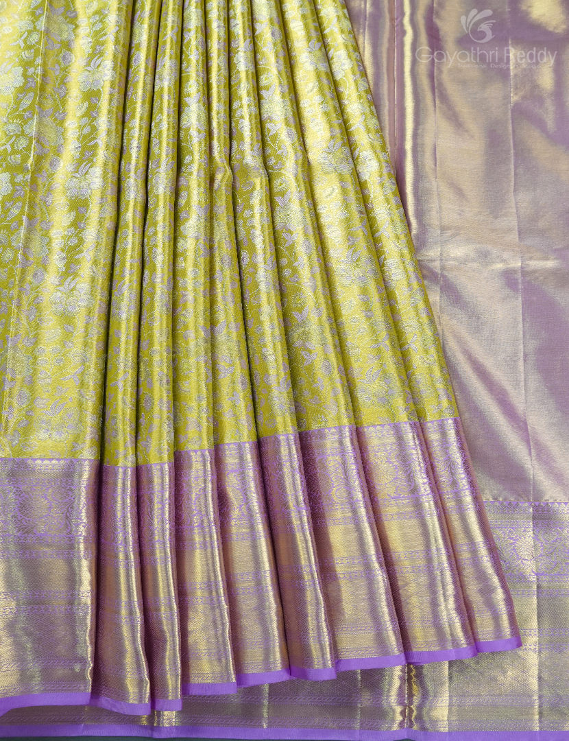 PURE KANCHI PATTU PAVADA(FREE SIZE)-KPL787