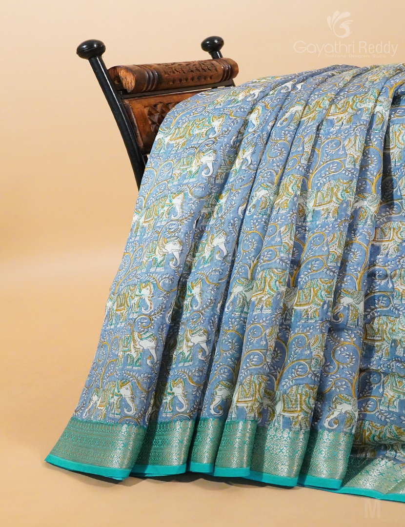 PURE CHANDERI SAREE-PCS621