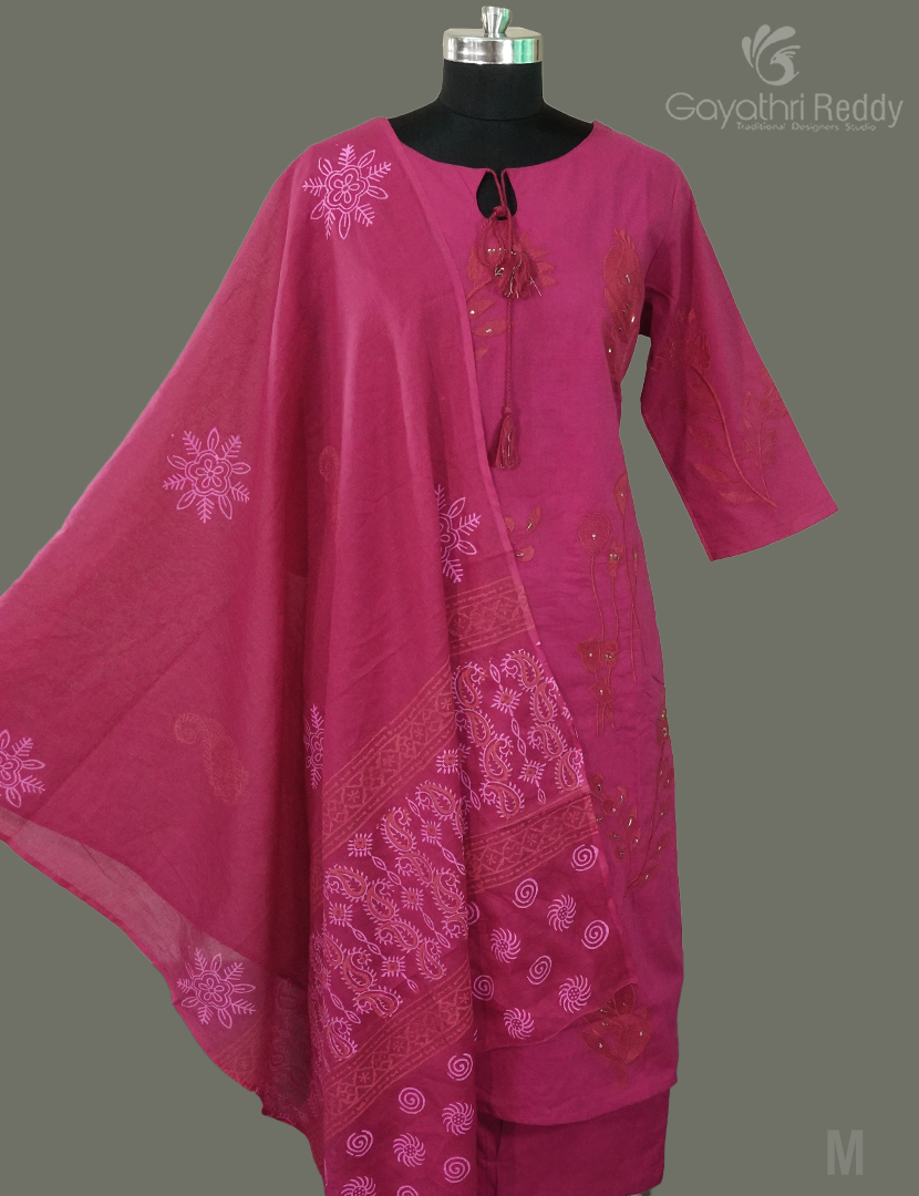 READYMADE DRESS SET(3PC)-KDS951